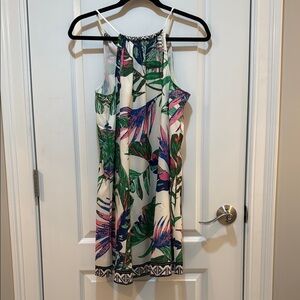 Flying Tomato Green and Pink Halter Sundress